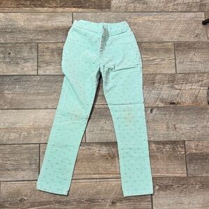 Mint Green Kids Jeans